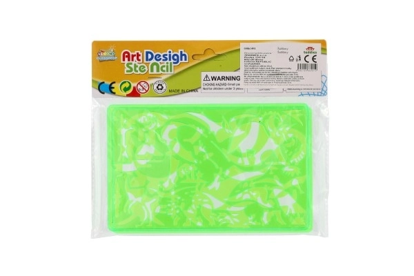 Set 2 șabloane plastice pentru desen Inspiro