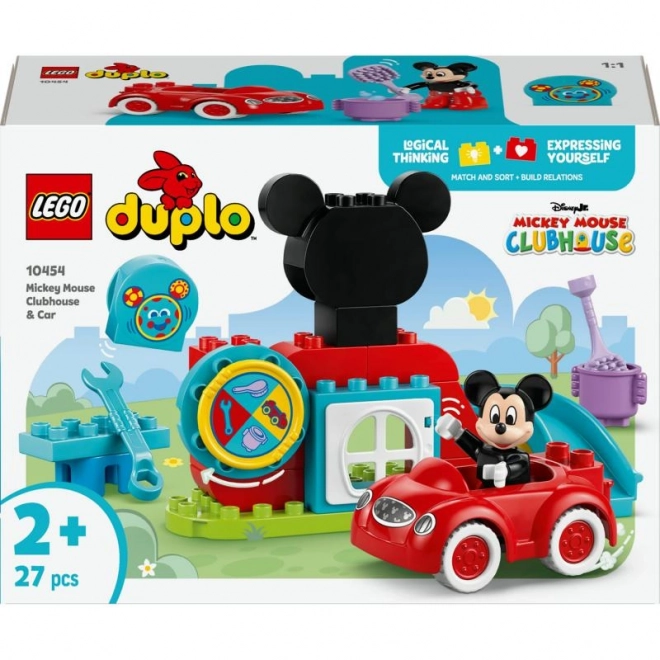 Clubul prietenilor lui Mickey Mouse și mașinuța LEGO DUPLO
