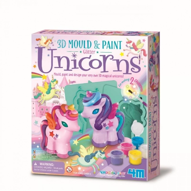 Set creație și pictură unicorn strălucitor