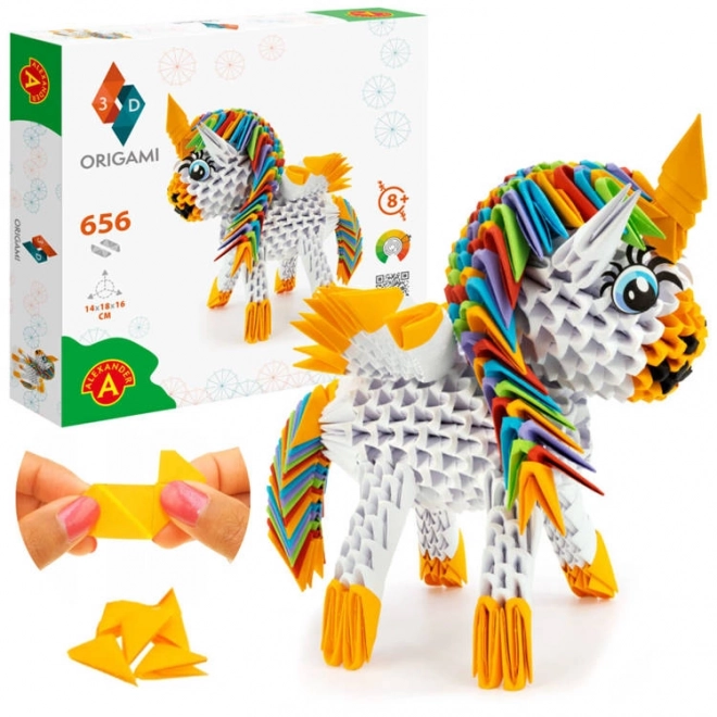 Origami 3D - unicorn