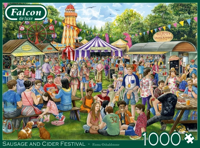 Puzzle FALCON Slavnostul Cârnaților și Cidrului 1000 Piese