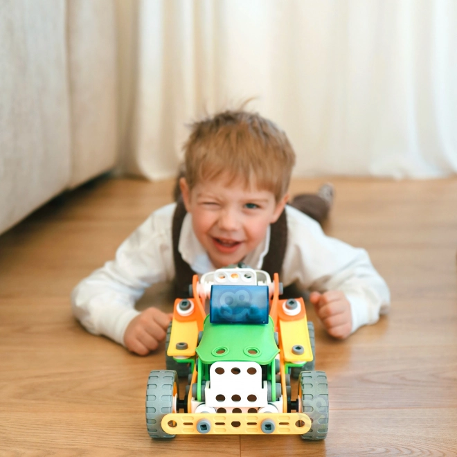 Woopie construcții set vehicule STEM 163 piese