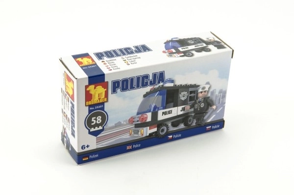 Set de construcție mașină de poliție Dromader