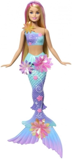 barbie zâna mărilor blondă cu flori magice