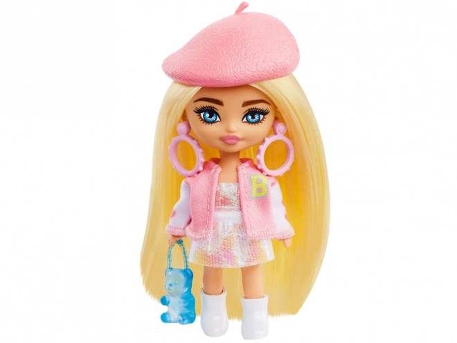 Păpușă Barbie Extra Mini Minis cu beretă