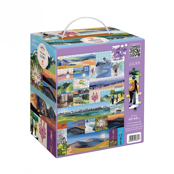 Puzzle Puzzlove Munții Poloniei 1000 de piese