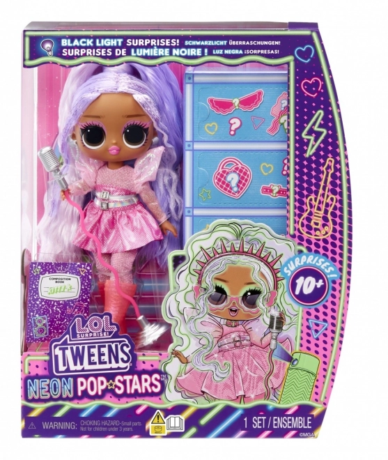 Lol Surprise! Panenka Neon Pop Star Tweens - Kitty K
