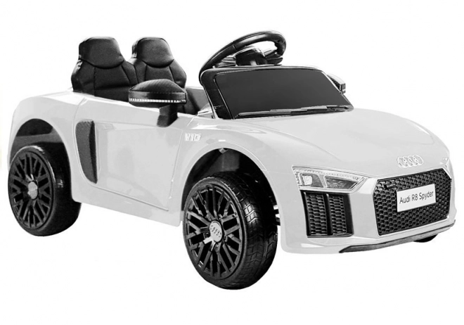 Mașinuță electrică Audi R8 Spyder albă