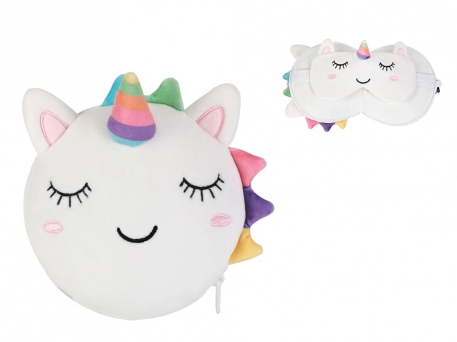 Perna de călătorie cu mască unicorn