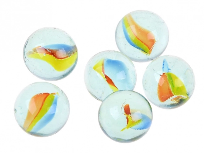 Traseu de bile colorat Marble cu 152 piese