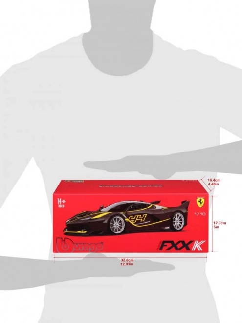 Model metalic Ferrari FXX K din seria Signature de la Bburago la scara 1:18