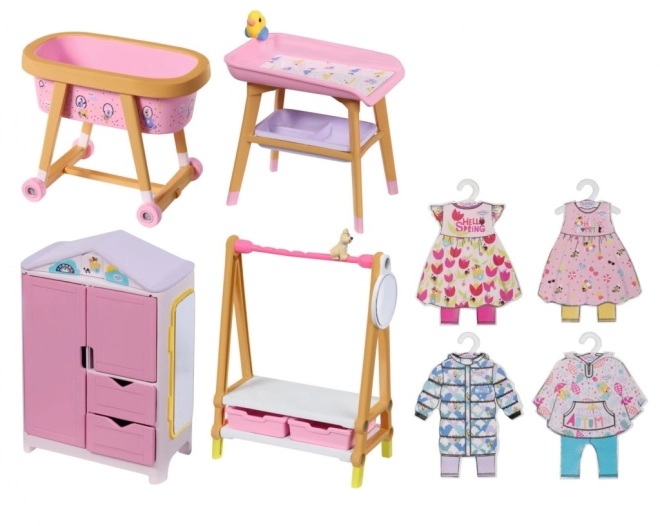 Set mobilat pentru păpuși BABY Born Minis