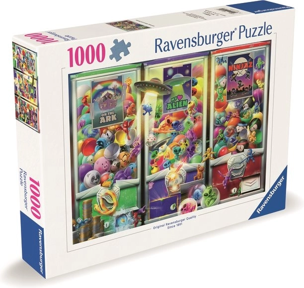 Puzzle animale, extratereștri și ninja Ravensburger 1000 piese