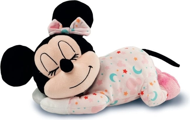 Minnie de pluș relaxantă cu cromoterapie și melodii CLEMENTONI BABY