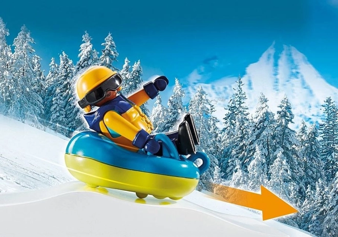 Coborâri rapide pe snowtube și pe sănii