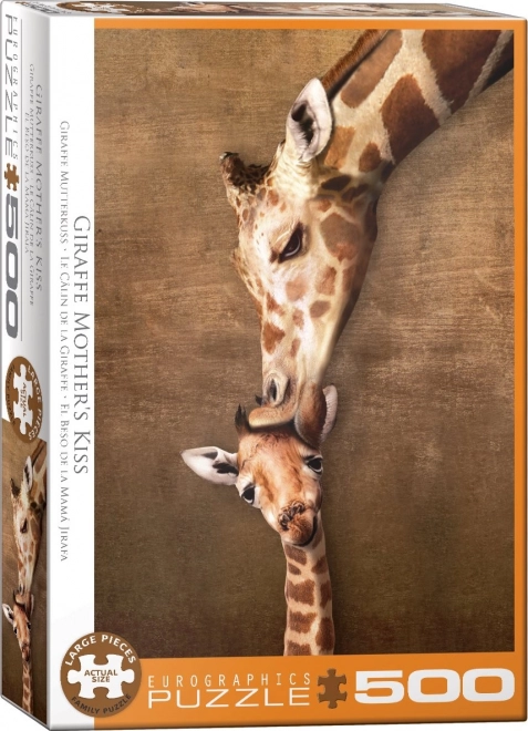 Puzzle Sărutul Girafului XL 500 Piese