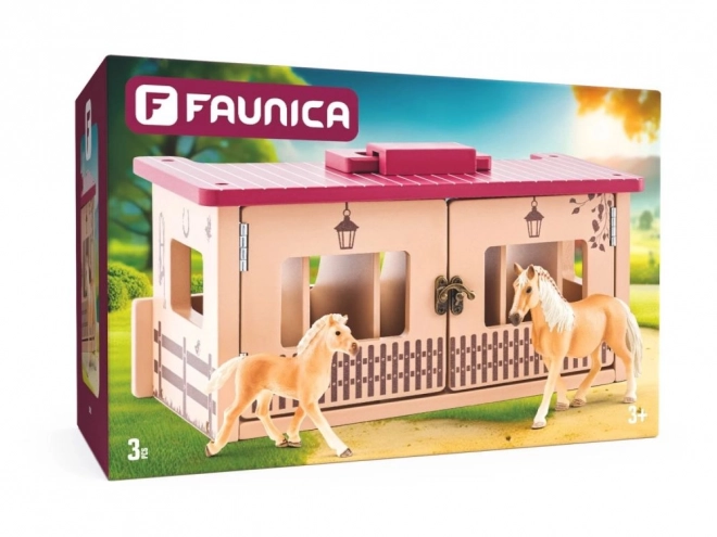 Grajd din lemn pentru 6 cai