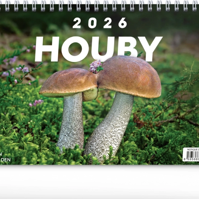 Calendar de birou Ciuperci 2026