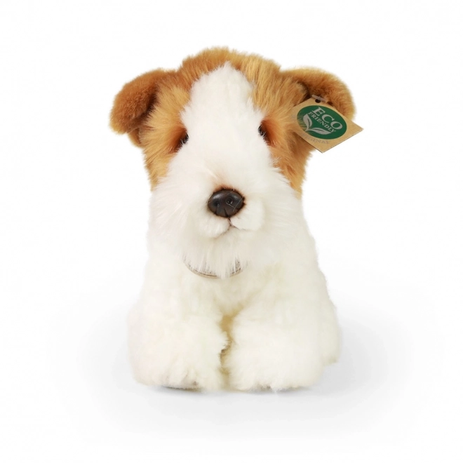 Cățel de pluș Foxterrier eco-friendly 20 cm