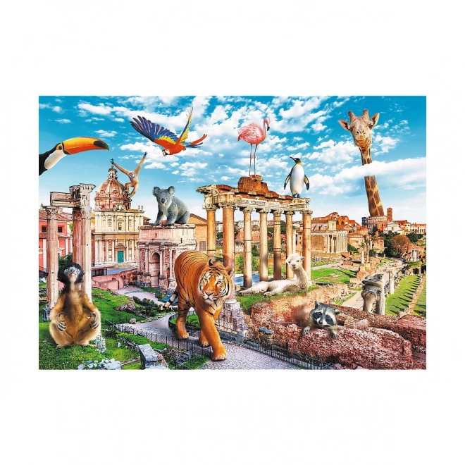 Puzzle 1000 piese - colecția Art - Roma sălbatică