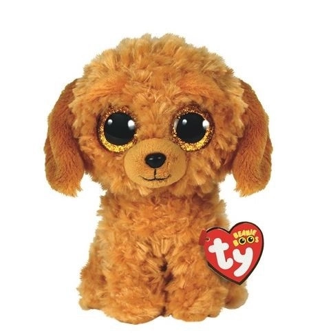 Jucărie de pluș Ty Boos Noodles, cățeluș auriu 15 cm