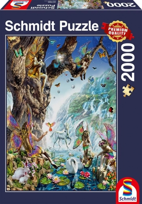 Puzzle Valea zânelor de apă 2000 piese