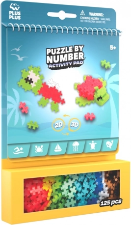 Plus-Plus Activity Ocean set de construcție 12 în 1