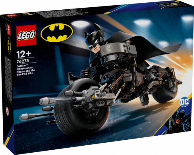 Figurină constructibilă Batman și motocicleta Bat-Pod