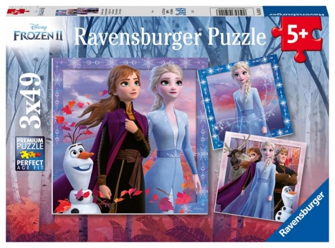 puzzle Disney Frozen 2 set 3x49 piese