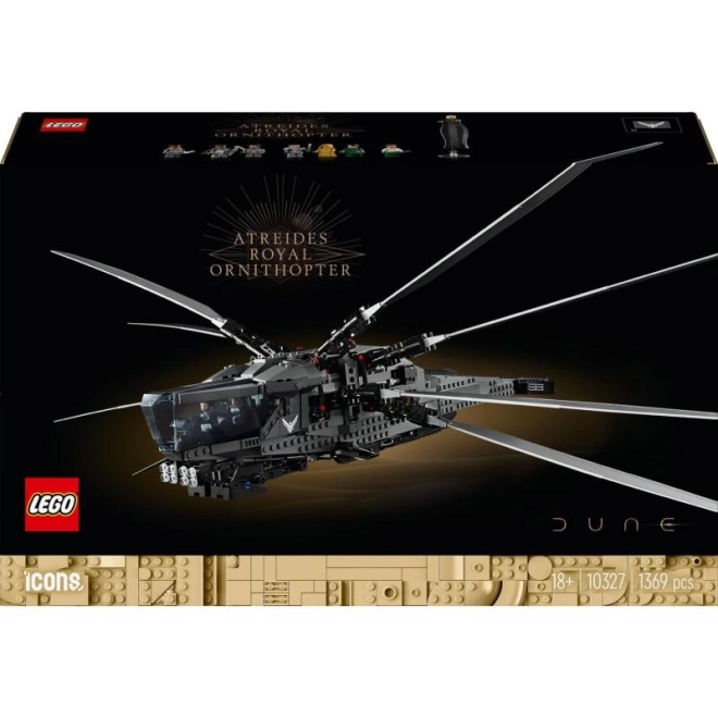 ornitopterul regal Atreides Diuna LEGO Icons