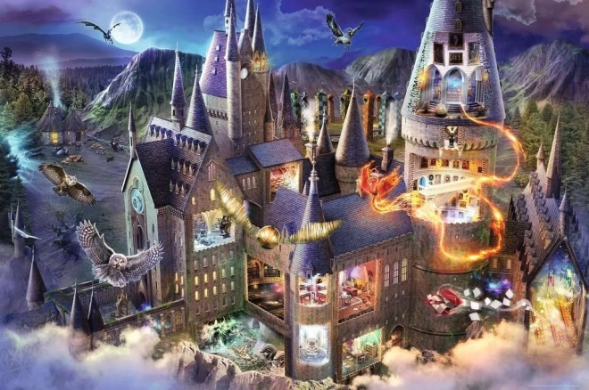 Puzzle Harry Potter Castelul Hogwarts 3000 de piese