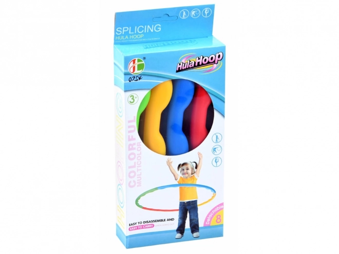 Hulahoop colorat pliabil pentru copii