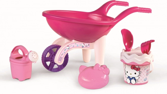 Roabă mare pentru nisip Hello Kitty