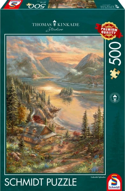Puzzle priveliște lac 500 piese