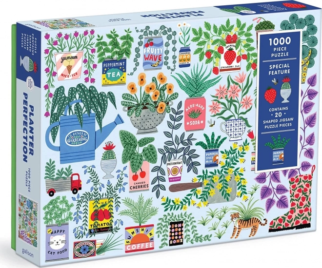 Puzzle Galison Plantare flori 1000 piese