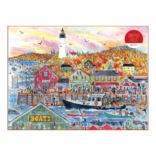 Puzzle Galison toamna la mare 1000 piese