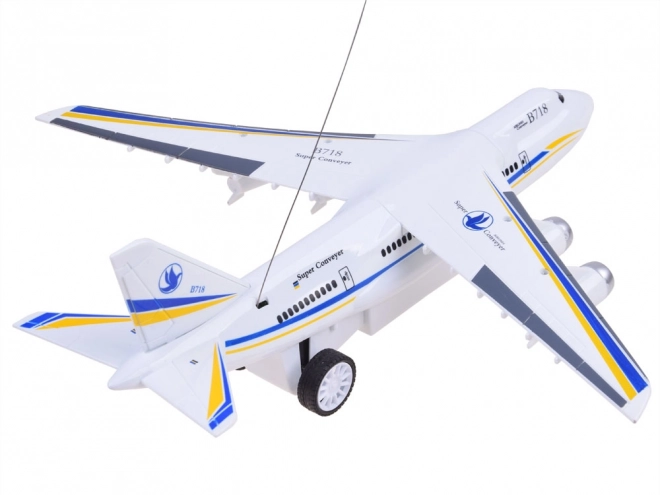 Avion pasager telecomandat RC cu lumini