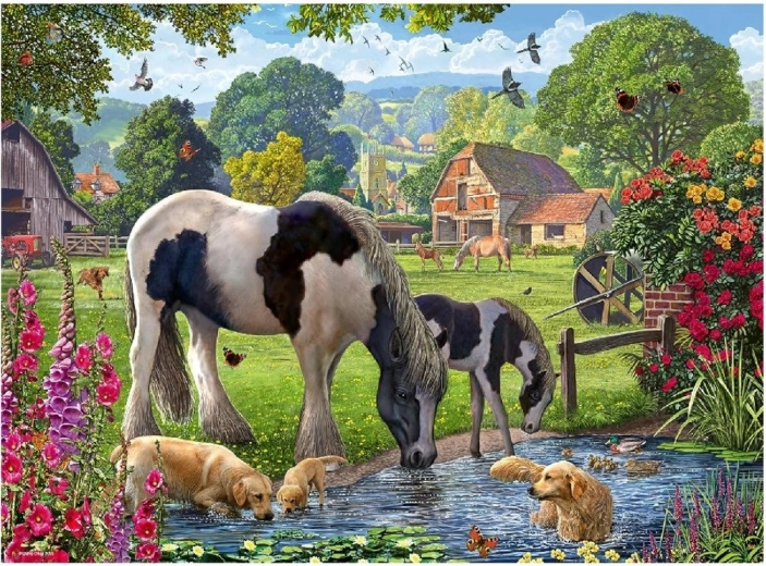 Puzzle Ravensburger Hadlow – lumea poneilor 500 piese