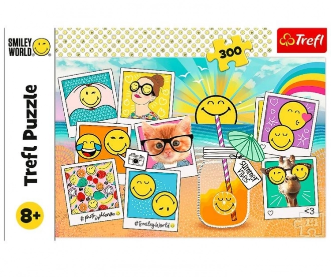 Puzzle 300 piese Smiley în vacanță