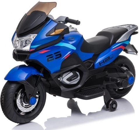 Motocicletă cu acumulator pentru copii Albastră