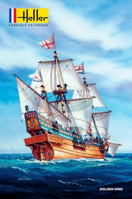 Model plastic Golden Hind