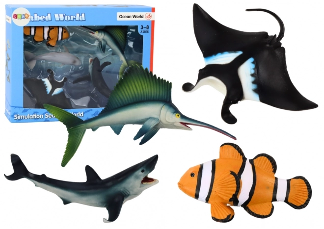 set figurine animale marine