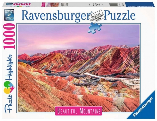 Puzzle Ravensburger Munții Curcubeului 1000 piese