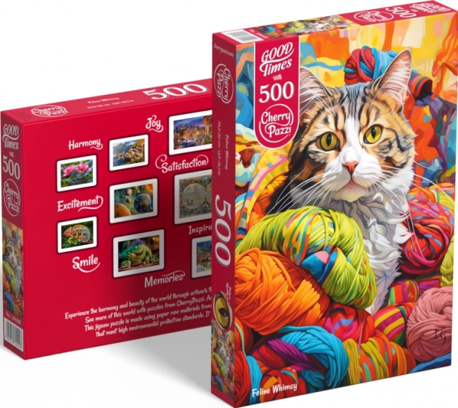 Puzzle cu pisici mofturoase 500 piese