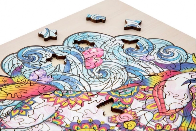 Puzzle din lemn Unicorn