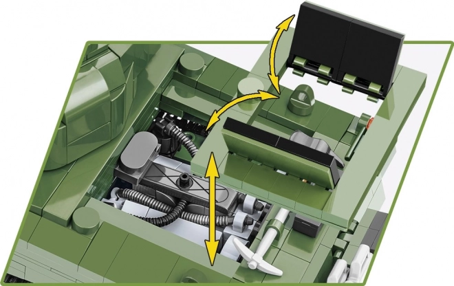 Model din blocuri Cobi M4A3 Sherman