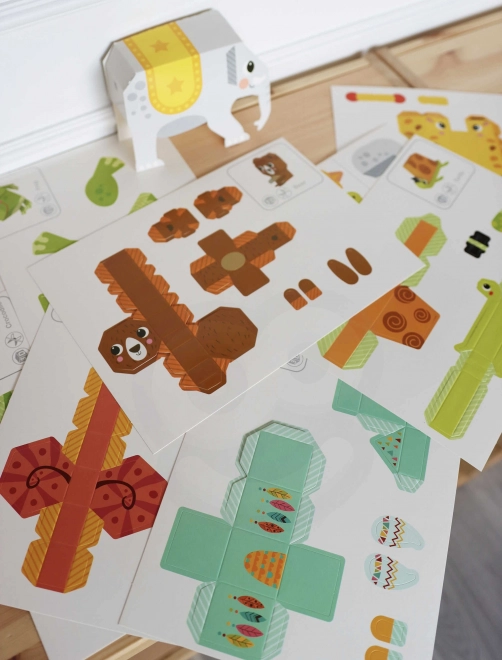 Set creativ origami 3D animale Woopie Art&Fun