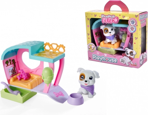 Pamper Petz căsuță cu cățeluș și accesorii