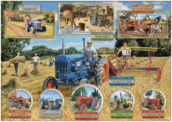 Puzzle Ravensburger lucrul la câmp 1000 piese