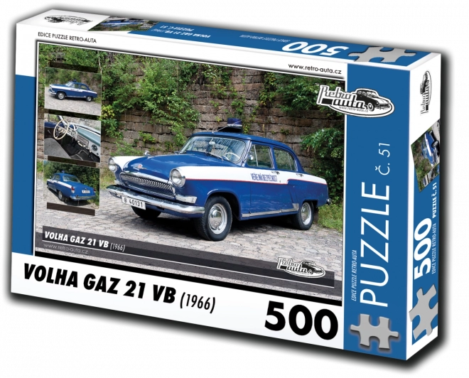 Puzzle Retro-Auta Volga GAZ 21 VB (1966)